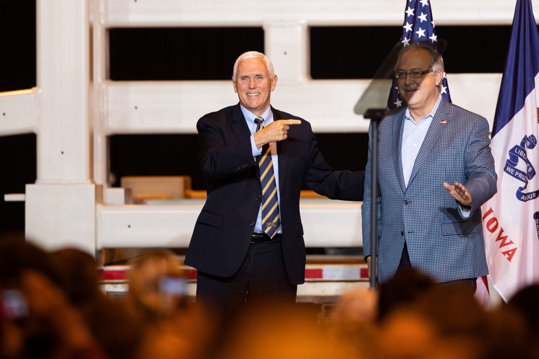 Pence visits Carter Lake